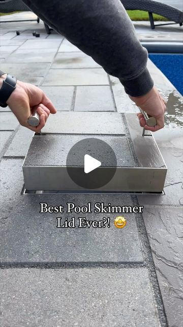 Caleb MacDonald on Instagram: "Best pool skimmer lid ever?! 🤩

Love the finish of this @hideskimmerlids for our pool build! 

#poolbuilder #poolbuilders #pooltime #custompool #custompools #newmarketontario #newmarketmoms #newmarketrealestate #kingcityrealestate #yorkregionrealestate #auroraontario #auroramoms #kingcityontario #kingcitymoms #yorkregion #yorkregionmoms" Pool Skimmer, King City, Building A Pool, Pool Builders, Custom Pools, Pool Time, New Market, Cool Pools, Tuscany