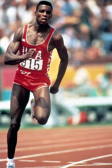 Carl Lewis, Sabrina Salerno, Black Fact, Track And Field Athlete, Team Success, Sports Track, Long Jump, Usa Olympics, Olympic Athletes