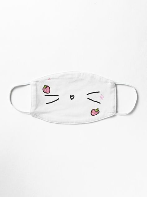 Mouth Mask Aesthetic, Masks Design, Survival Project, Bear Mask, Kawaii School, Mask Aesthetic, Cute Face Masks, Medical Videos, Mask Cute