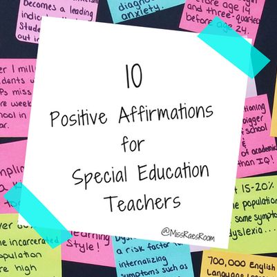 Teacher Affirmations, Special Needs Teacher, Teaching Special Education, Affirmations For Kids, Executive Functioning, Special Education Students, Daily Positive Affirmations, Morning Affirmations, Academic Success