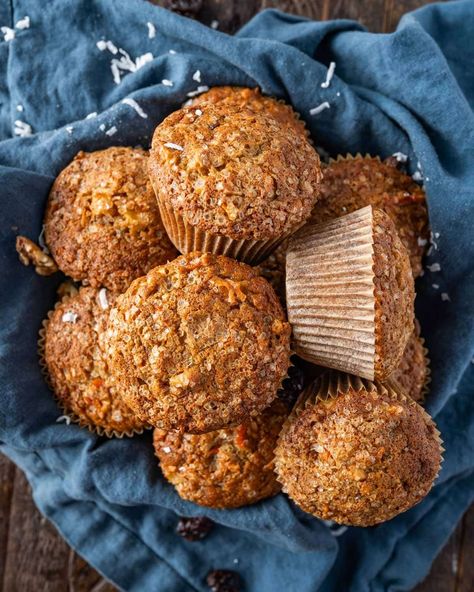 Morning Glory Muffin Recipe - Tastes of Lizzy T Morning Glory Muffin, Morning Glory Muffins Recipe, Jello With Fruit, Low Carb Holiday Recipes, Peanut Butter Muffins, Morning Glory Muffins, Low Carb Holiday, Moist Muffins, Bread Shop