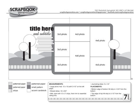 Scrapbook Studio, Life Sketch, Scrapbook Generation, Page Maps, Picture Layouts, Scrapbook Tutorial, Scrapbook Layout Sketches, Photo Sketch, Memory Scrapbook