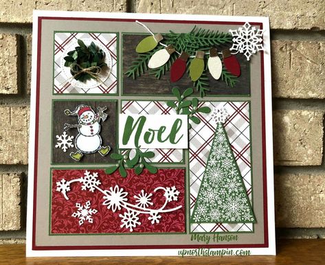 Framed Scrapbook Paper, Christmas Sampler, Scrapbook Frame, Box Frame Art, Christmas Shadow Boxes, Christmas Collage, Stamp Ideas, Vendor Events, 2024 Christmas