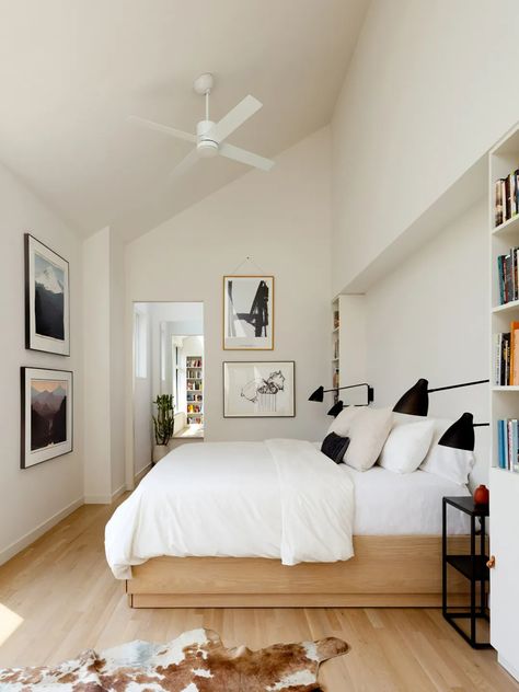 This Takoma Park Home Went from Boxy and White to Black and Full of Light Carpeted Bedroom Decor, California Modern Bedroom, Takoma Park Maryland, Bedroom Design Tips, Spa Bedroom, Charleston House, Industrial Bedroom Design, Glen Arbor, Bedroom Addition