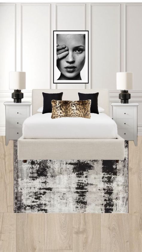 It Girl Room, Black And White Bedroom Ideas, Fashion Bedroom, Room Wishlist, White Room Decor, Preppy Room, Redecorate Bedroom, Room Redo, Room Design Bedroom