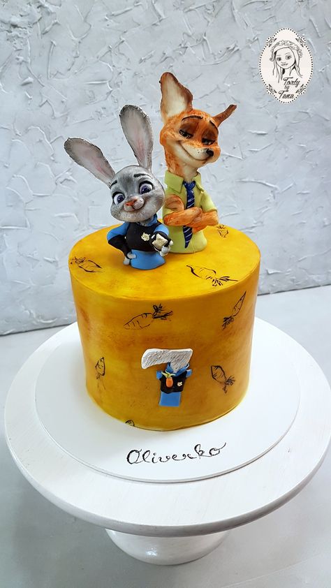 Zootopia Cake, Zootopia, Cake