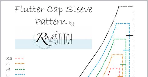 Flutter Sleeve Pattern copy.pdf Butterfly Sleeve Pattern, Flutter Sleeve Pattern, Aesthetic Dress, Heart Flutter, Butterfly Sleeve, Sleeve Pattern, Butterfly Sleeves, Pattern Free, Learn To Sew