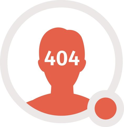 Faceless male silhouette vector empty state avatar icon. Businessman. Editable 404 not found persona for UX, UI design. Cartoon profile picture with red dot. Colorful website, mobile error user badge Error Profile Picture, User Not Found, Male Silhouette, Avatar Icon, Empty State, Colorful Website, Cartoon Profile, Cartoon Profile Pictures, Environment Design