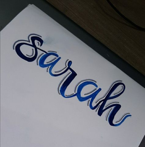 Sarah Sarah Calligraphy Name, Sarah Calligraphy, Name Calligraphy, Fancy Writing, Faux Calligraphy, Calligraphy Name, Paper Banners, Line Drawing, Handwriting