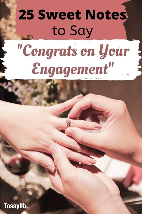 News of an engagement is always good news, and one ought to respond accordingly. Whether it’s through text message or in person, a classic “congrats on engagement” message always works.    If it’s someone really close to you, you will need to do better than “congrats on the engagement.”    #congratsonyourengagement #engagementcongratulations #congratulationsonyourengagament Congrats On Your Engagement Quotes, Congrats Engagement Wishes, Congrats On Your Engagement Messages, Engagement Cards Messages, Congrats On Engagement, Engagement Card Message, Wedding Wishes For Couple, How To Congratulate Someone, Engagement Congrats