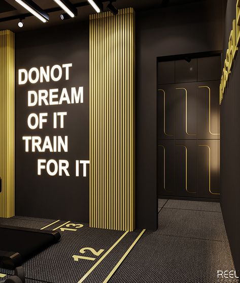 Gym Entry Design, Gym Changing Room Design, Gym Lobby Design, Gym Feature Wall, Gym Architecture Design, Commercial Gym Design Interiors, Gym Interior Design Ideas Fitness Studio, Gym Design Interior Industrial, Gym Design Interior Modern