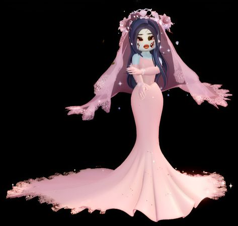 Alice In Wonderland Royale High, Corpse Bride Royale High, Rh Cosplay, Aesthetic Royale High Outfits, Royale Outfit, Corpse Bride Halloween, Rh Fit Ideas, Royale High Hacks, Royale High Outfit Hacks