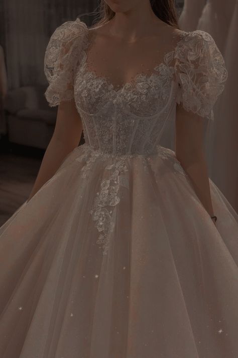 Ball Gown Aesthetic, Wedding Dresses Aesthetic, Party Dress Aesthetic, Aesthetic Wedding Dress, Gown Aesthetic, Wedding Dress Aesthetic, Ethereal Dress, Gaun Fashion, Dresses Aesthetic