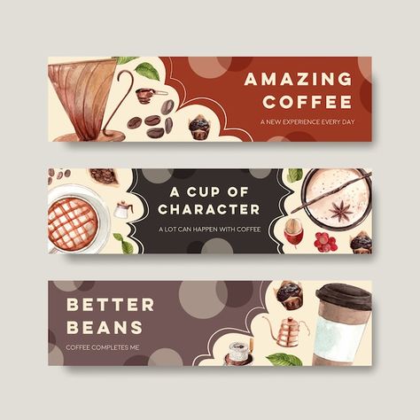 Korean Ads, Advert Design, International Coffee Day, Baby Logo Design, Teaching Graphic Design, Fb Banner, Voucher Design, International Coffee, Coffee Day