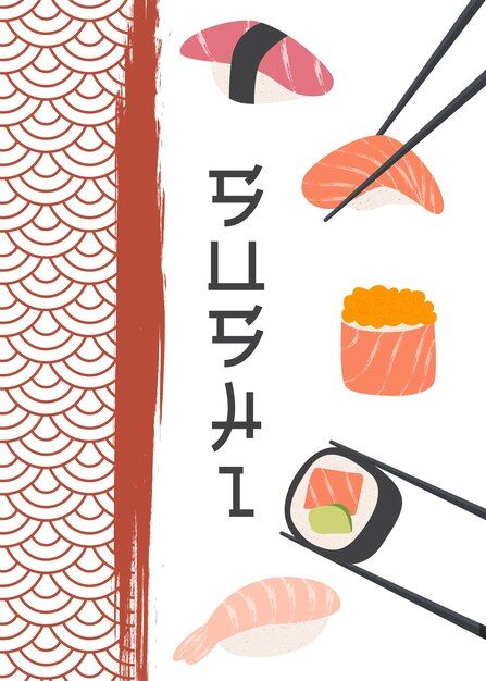 Bloxburg Sushi Menu Decals, Sushi Vector, Sushi Menu Design Ideas, Sushi Sketch, Sushi Menu Design, Sushi Graphic Design, Sushi Illustration, Sushi Box, Sushi Drawing