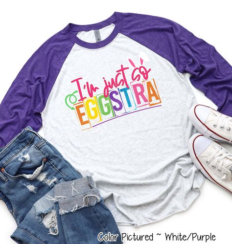 Funny Easter Shirt, Easter Humor, Easter Shirt, Matching Shirts, Shirts For Girls, Different Styles, Long Sleeve Tees, Adult Outfits, Tops & Tees