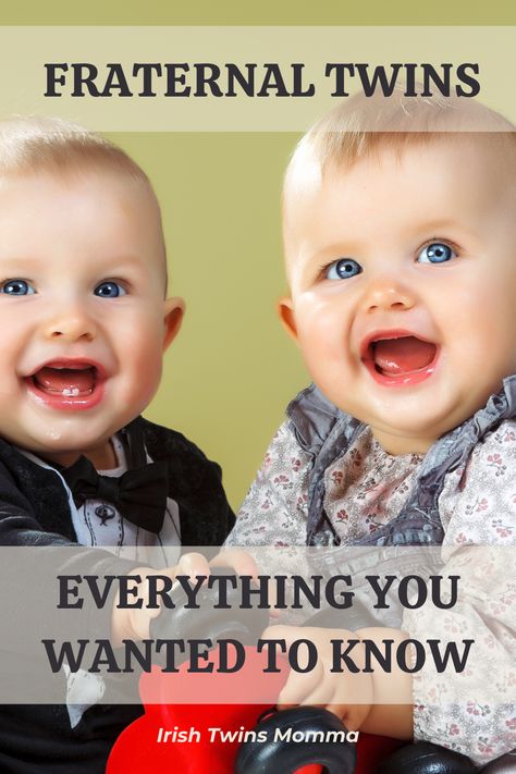 Nine months ago, two lines showed up in your pregnancy test. Then, popped two babies – twins! Double the fun – or is it double trouble? But then, why aren’t you seeing double?? Aren’t twins supposed to look alike? Or be of the same gender? Find out all the answers to your questions about fraternal twins in this article! Types Of Twins, Irish Twins, Raising Twins, Gestational Age, Triplet Babies, Fraternal Twins, Seeing Double, Identical Twins, Twin Boys