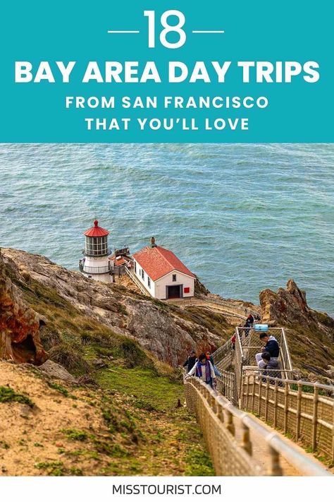 These Bay Area day trips will show you all the best that the area has to offer! From wine country to the ocean, there's something for everyone! Bay Area Day Trips, Point Reyes National Seashore, Travel Bucket List Usa, Central America Travel, One Day Trip, American Travel, Usa Travel Destinations, Travel South, South America Travel