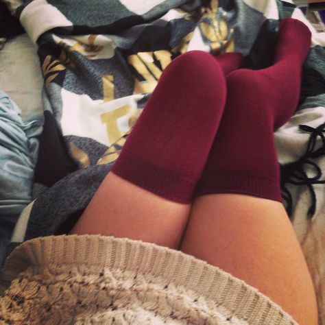 Love winter days in my cozy sweater and thigh high socks Oversized Sweater And Thigh High Socks, Sweater And Thigh High Socks, Thigh Socks Outfits, Thigh High Socks Aesthetic, Thigh High Socks Outfits, High Socks Outfits, Socks Aesthetic, Thigh Socks, Thigh High Sock