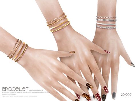 Female Bracelets, Sims Accessories, Sim4 Cc, Sims 4 Stories, Cc Packs, Sims 4 Piercings, The Sims 4 Pc, Mod Jewelry, Pelo Sims