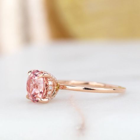 Sapphire Engagement Ring Gold, Pink Sapphire Engagement Ring, Pink Engagement, Pink Engagement Ring, Pink Sapphire Ring Engagement, Wink Wink, Engagement Ring For Women, Cvd Diamond, Gothic Rings