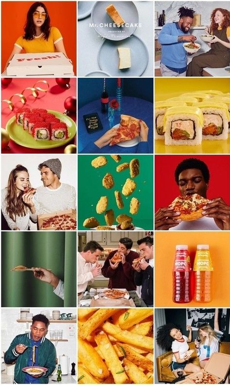 Social Media Food Photography, Pizza Branding, Pizza Art, Feed Insta, Food Gallery, Food Branding, Fashion Layout, Instagram Grid, Food Graphic Design