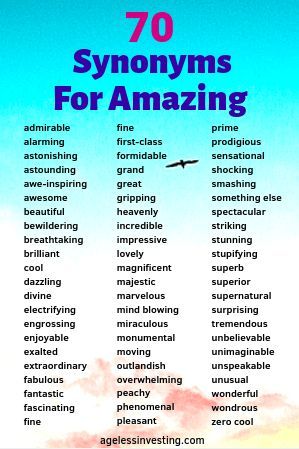 List of synonyms for amazing to use in your writing. Choose the best words to use instead of amazing. Admirable, alarming, astounding, awe-inspiring, awesome, beautiful... #synonyms #amazingsynonyms #writing #positivewords Words To Write, Words To Describe People, Essay Writing Skills, Descriptive Words, Good Vocabulary Words, Good Vocabulary, English Writing Skills, Words To Use, Learn English Vocabulary