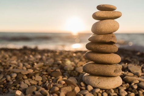 Spiritual Meaning of Stacking Rocks Rock Balance, Stacking Rocks, What Is Zen, Types Of Balance, Stacked Rocks, Coastal Birds, Spiritual Manifestation, Spiritual Meaning, Self Worth