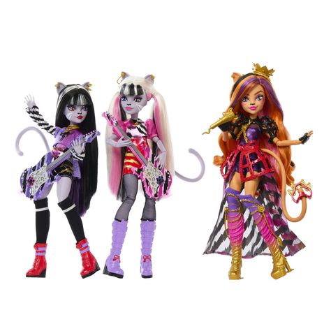 Home / X Backstage Snacks, Meowlody And Purrsephone, Toralei Stripe, Rocker Glam, Cage Skirt, Purple Romper, Arte Monster High, Punk Looks, Xmas 2024