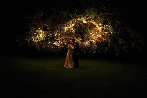 Nighttime wedding photography Nighttime Wedding, Pond Wedding, Night Time Wedding, Fantasy Wedding, Wedding With Kids, Vineyard Wedding, Wedding Dance, Wedding Night, Best Day Ever