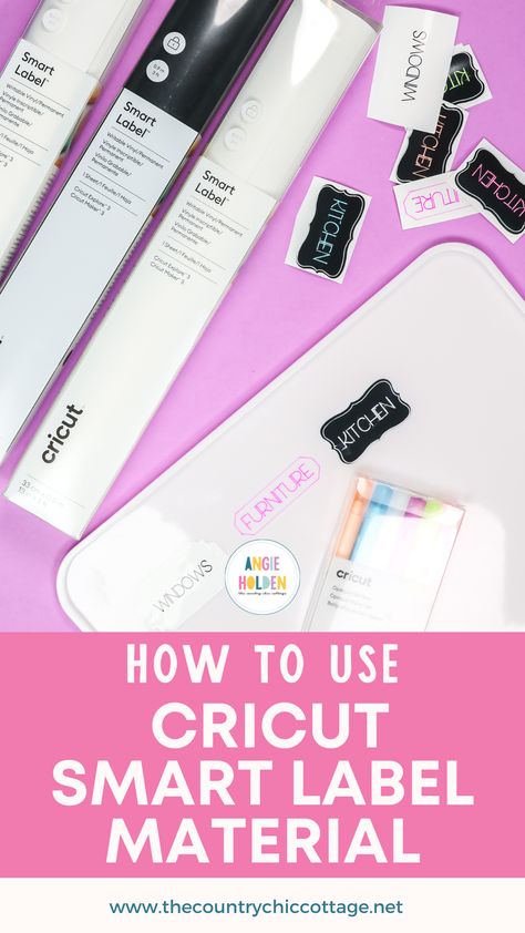 If you've wanted to use Cricut Smart Label with Explore 3 and Maker 3 machines you're in luck! Keep reading to learn all about how to use it! #cricut #cricutmade #smartlabelvinyl Cricut Videos, Cricut 3, How To Use Cricut, How To Make Labels, Gel Pens Set, White Pen, Label Maker, Cricut Joy, What To Use