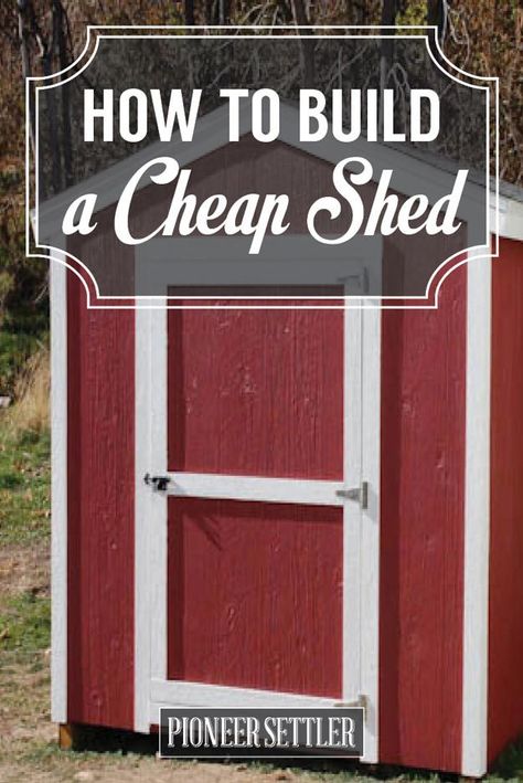 Cheap Shed, Shed Blueprints, Shed Building, Build Your Own Shed, Homesteading Diy, Cheap Sheds, Shed Building Plans, Large Sheds, Diy Shed Plans