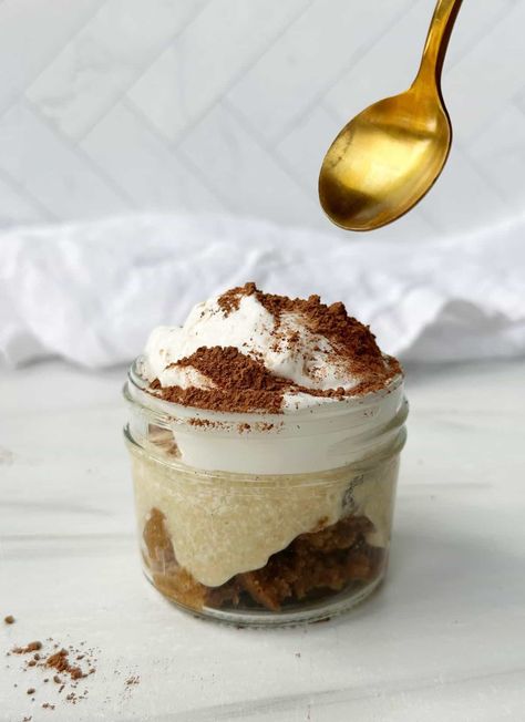 Tiramisu Jars - Lesswithlaur Gluten Free Ladyfingers Recipe, Italian Dessert, Tiramisu Recipe, Coffee Cookies, Chocolate Lava Cake, Vegan Milk, Vegan Cream Cheese, Coconut Whipped Cream, Trending Recipes