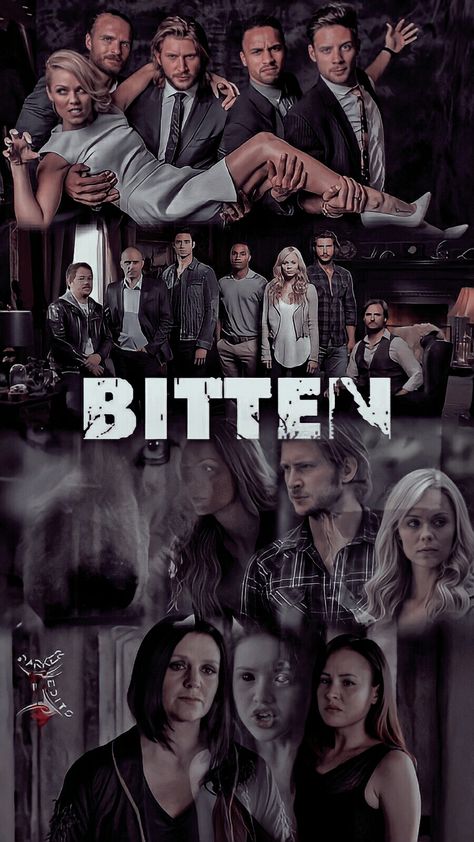 Bitten Tv Series, Bitten Tv Show, Female Werewolf, Female Werewolves, Laura Vandervoort, Vampire Diaries Wallpaper, Wolf Wallpaper, Tv Couples, Old Cartoons