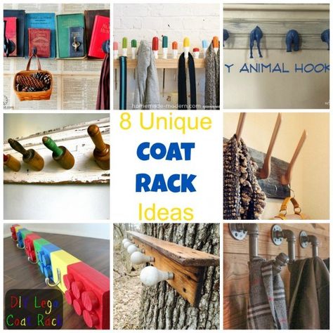 Yes, I realize it’s Summertime, and there are not too many days when a coat is actually needed, but these warm Summer days often turn into Crisp evenings, and a jacket is occasionally needed.… Coat Rack Ideas, Unique Coat Rack, Busy Family Organization, Pallet Coat Racks, Indie Craft, Diy Coat, Eco Friendly Diy, White Faucet, Modern Coat Rack