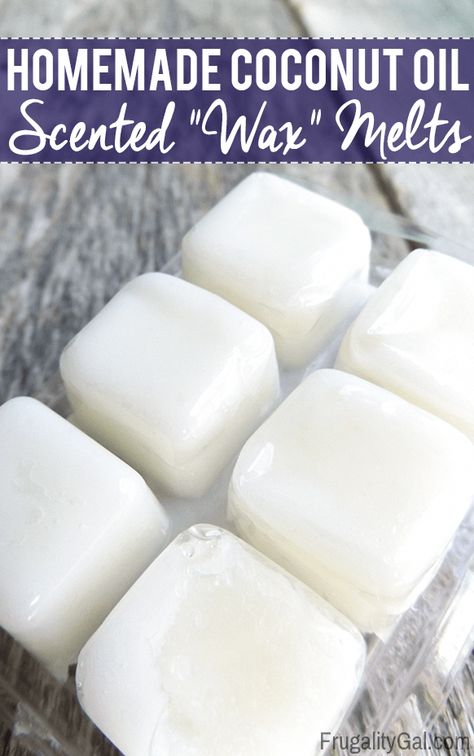 Frugal Living Experiment - DIY Wax Melts using only two ingredients. This easy DIY project uses just two ingredients - essential oil and coconut oil. #frugal #frugalliving #waxmelts #candles #DIY #DIYProjects #homemadecandles Make Wax Melts, Melts Recipes, Coconut Crafts, Homemade Wax Melts, Wax Crafts, Wild Crafting, Wax Melts Recipes, Homemade Lotions, Health Coconut Oil