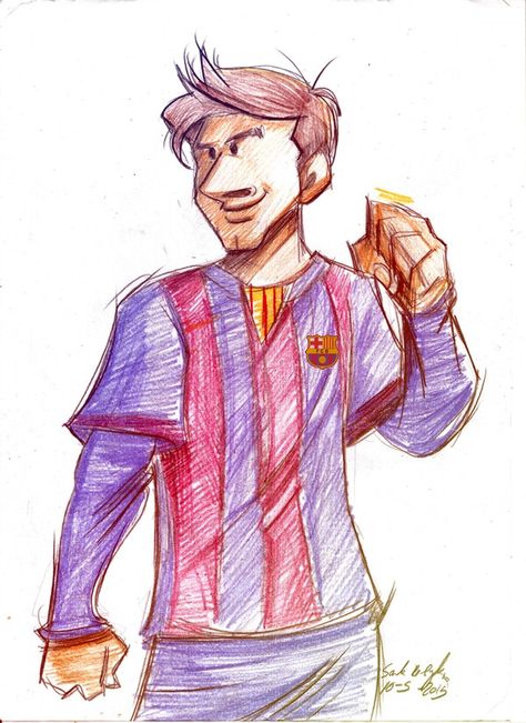 Messi Drawing, Messi Poster, Vector Portrait Illustration, Harry Potter Art Drawings, Football Drawing, Leonel Messi, Man Sketch, Comic Style Art, Football Art