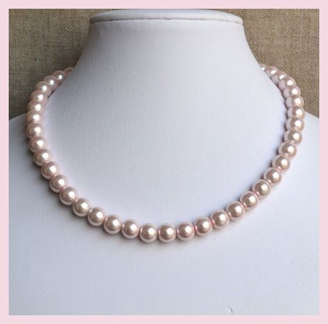 [SponsoredPost] Pale Pink Pearl Necklace, 10Mm Glass Pearl Necklaces,Wedding Necklace,Bridesmaids Necklace,Women Necklaces,Statement Necklace #pearlstatementnecklace Necklaces Wedding, Necklaces Statement, Fashion Rings Silver, Women Necklaces, Pink Pearl Necklace, Pearl Statement Necklace, Pearl Necklace Designs, Pearl Necklace Wedding, Rose Pale