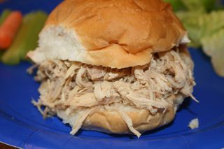 Shredded Turkey Sandwiches - just like the Turkey to Go booth at the MN State Fair.  I think I'll try this with chicken too. Shredded Turkey Sandwiches, Pulled Turkey Sandwiches, Pulled Turkey, Mn State Fair, Shredded Turkey Recipes, Hot Turkey Sandwiches, Turkey Sandwiches Recipes, Pulled Chicken Sandwiches, State Fair Food