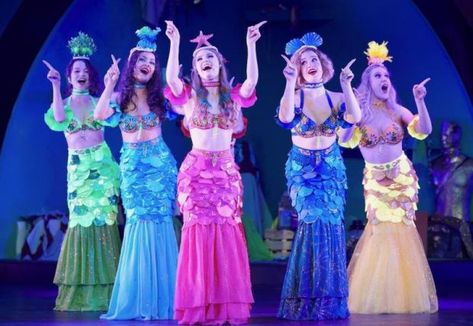 Mersisters Costume, Mersisters The Little Mermaid, Adult Mermaid Costume Diy, Little Mermaid Musical Costumes, Little Mermaid Jr Costumes, Little Mermaid Musical, Adult Mermaid Costume, Sea Creature Costume, Mermaid Sisters