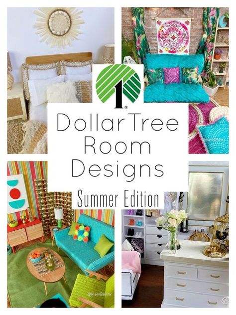 Dollar Tree Barbie House Diy, Boho Dollhouse Diy, Dollar Store Barbie Furniture, Diy Dollar Tree Dollhouse Furniture, Barbie Diy Bedroom, Dollhouse Diorama Ideas, Making Barbie Furniture, Diy Lol Doll Furniture, Dollar Tree Miniatures