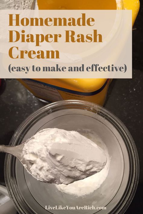 Homemade Diaper Rash Cream for Really Bad Rashes Diy Diaper Rash Cream, Homemade Diaper Rash Cream, Diaper Rash Cream Recipe, Diaper Rash Remedy, Lotion Diy, Rashes Remedies, Baby Remedies, Diaper Cake Instructions, Holistic Recipes