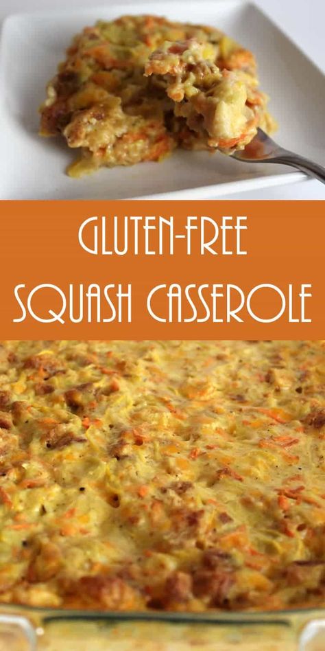 Savory Casserole, Gluten Free Casserole Recipes, Gluten Free Casserole, Chicory Recipe, Squash Casserole Recipes, Gluten Free Sides, Gluten Free Thanksgiving, Squash Casserole, Thanksgiving Recipes Side Dishes