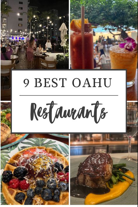 Best restaurants in Oahu, Honolulu & Waikiki Oahu Restaurants, Waikiki Restaurants, Honolulu Restaurants, Oahu Vacation, Oahu Travel, Hawaii Things To Do, Honolulu Waikiki, Hawaii Food, Visit Hawaii