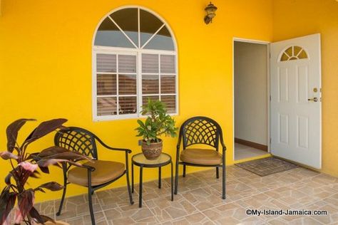 Jamaican House Interior, Jamaican House Design, Caribbean Homes Exterior, Houses In Jamaica, Jamaican Houses, Jamaican House, Harry Styles House, Jamaica Art, Cheap Property For Sale