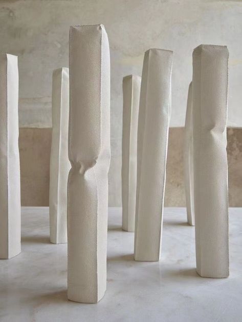 art, minimalist art, minimalist fabri art Studio Anne Holtrop, Anne Holtrop, Wedding Sculpture, Sound Installation, Ethereal Wedding, Sculpture Installation, 인테리어 디자인, Lumber, Art Object