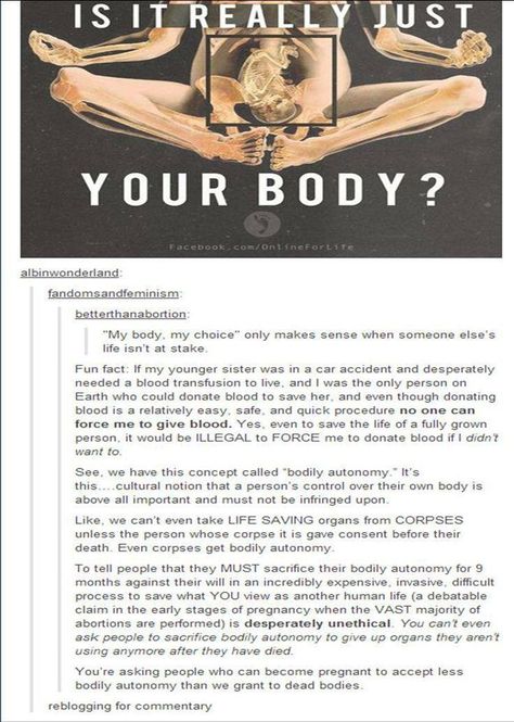 On bodily autonomy and the comparison between being an organ donor and pregnancy. Bodily Autonomy, Intersectional Feminism, Epiphany, Faith In Humanity, Social Issues, Womens Rights, Social Justice, Food For Thought, Philosophy