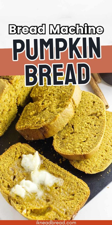 Bread Maker Pumpkin Bread is your ticket to enjoying  the warm, comforting flavors of fall! This recipe your bread machine to  create a moist, flavorful loaf bursting with pumpkin spice magic. Simply  toss in a few simple ingredients, press a button, and let your bread  machine do the work. Pumpkin Bread Recipe For Bread Machine, Spice Magic, Pumpkin Spice Ice Cream, Pumpkin Pie Spice Recipe, Pie Spice Recipe, Buttermilk Bread, Bread Maker Machine, Pumpkin Bread Pudding, Holiday Bread