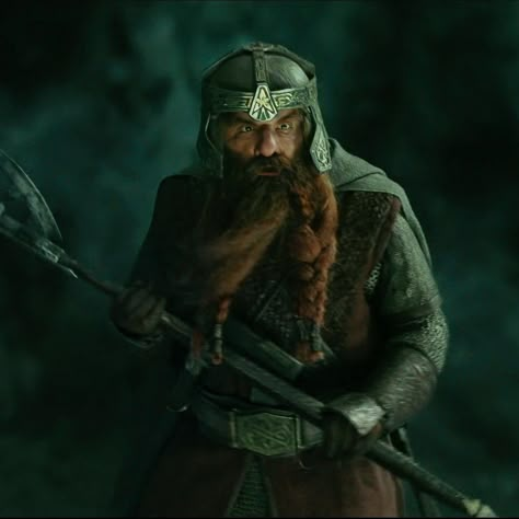 Lord Of The Rings Profile Picture, Gimli Aesthetic, Gimli Art, Gimli Lotr, Gimli Lord Of The Rings, Lotr Icons, Lotr Gimli, Lord Of The Rings Gimli, Sauron Lotr