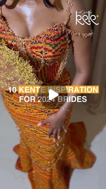 Kele+ on Instagram: "10 Kente inspiration for 2024 brides😍💯❤️  #wedspirebykele #weddingdress #weddingdressinspo #weddingdressinspiration #kentedress #kentewedding #weddingstyle" Kente Prom Dress, Kente Wedding Dress, Bridal Kente Styles, Kente Dress, Kente Styles, African Lace Dresses, African Lace, Wedding Dress Long Sleeve, Wedding Dress Inspiration